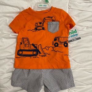 Little boys construction outfit